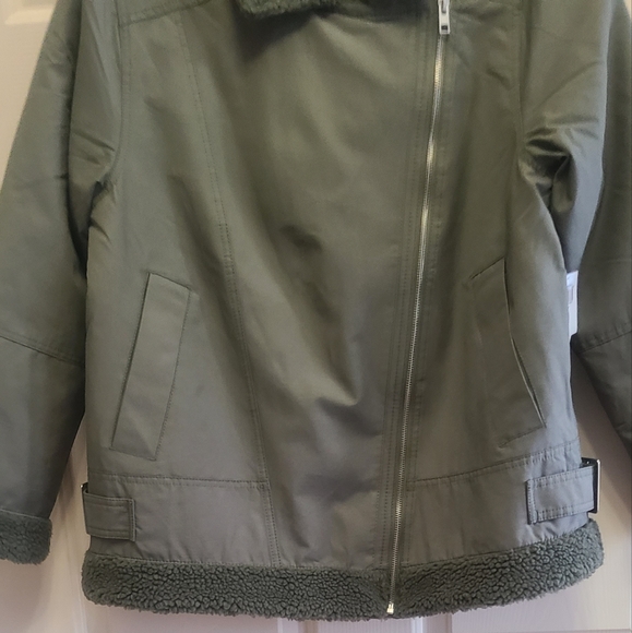 New army green jacket sz M - Picture 4 of 5